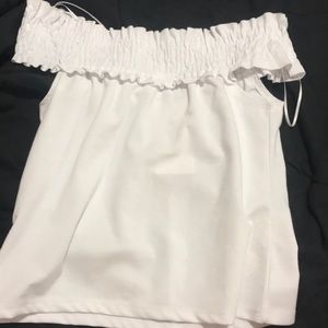Off the shoulder shirt